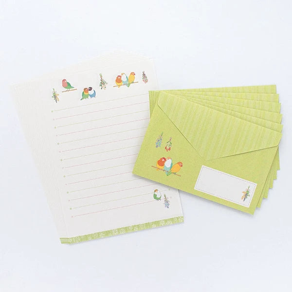 さえずり インコ緑