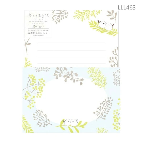 今日のお手紙レターセット しろいことり