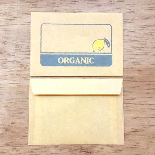 紙マルシェ とれたてレターセット レモン