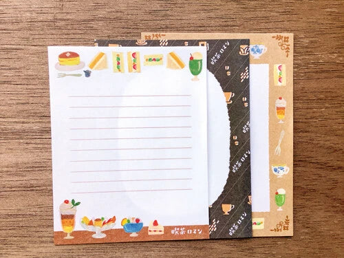 レトロ日記 アソートレターセット 純喫茶