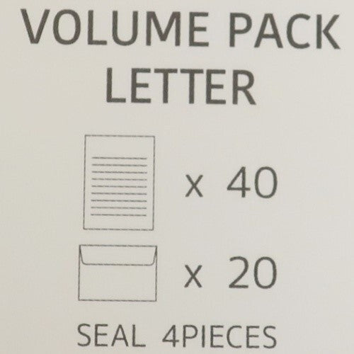 ボリュームパックレターセット フラワー