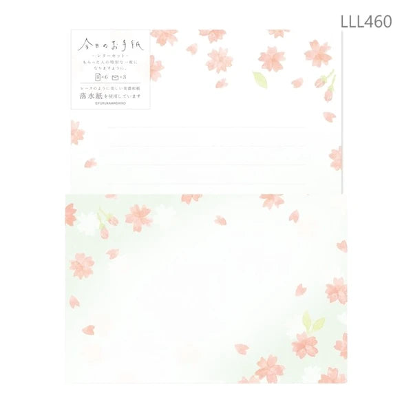 今日のお手紙 みずいろさくら