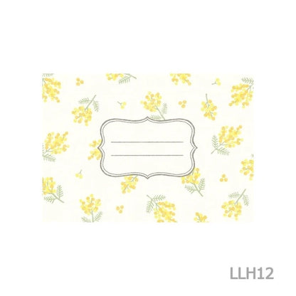 ハンコのレターセット ほんわかミモザ