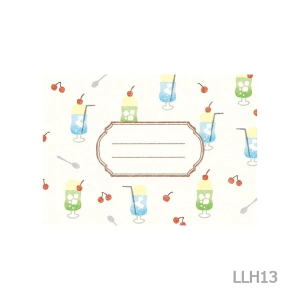 ハンコのレターセット クリームソーダ