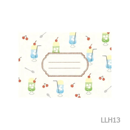 ハンコのレターセット クリームソーダ
