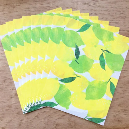 紙マルシェ とれたてレターセット レモン
